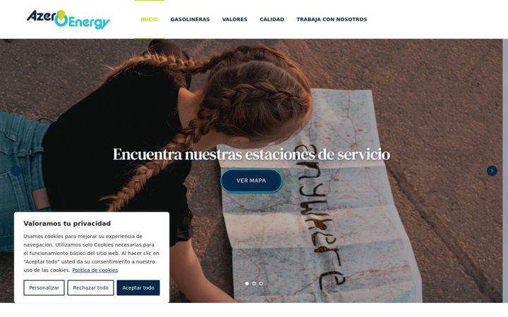 Screenshot of azeroenergy.es