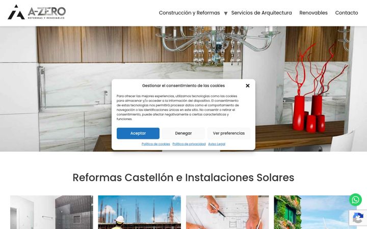 Screenshot of azeroreformas.com