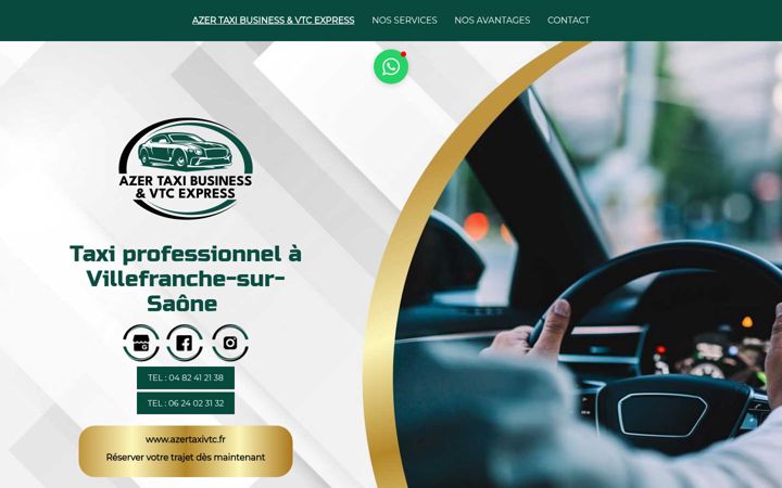 Screenshot of azertaxivtc.fr