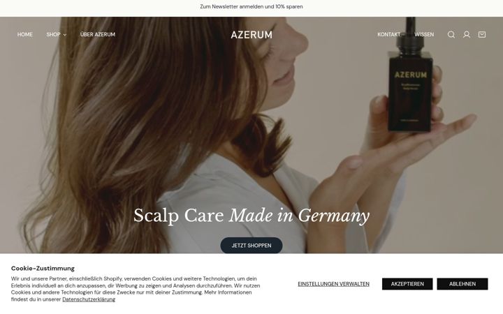 Screenshot of azerum-hair.com