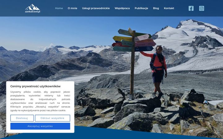 Screenshot of azetkatravel.pl