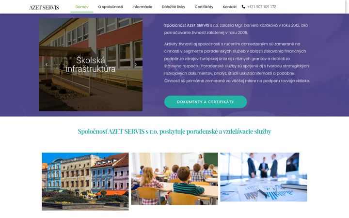 Screenshot of azetservis.sk