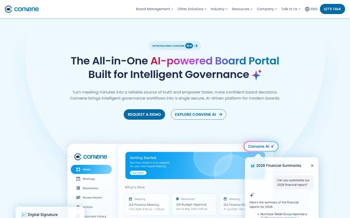 Screenshot of azeusconvene.com
