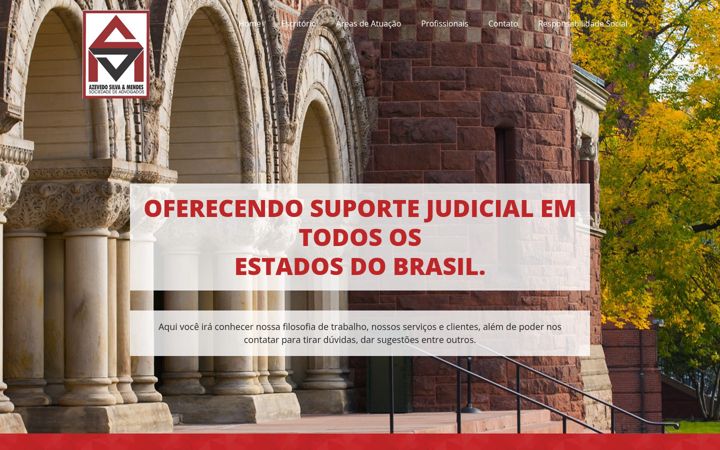 Screenshot of azevedosilvaemendes.com.br