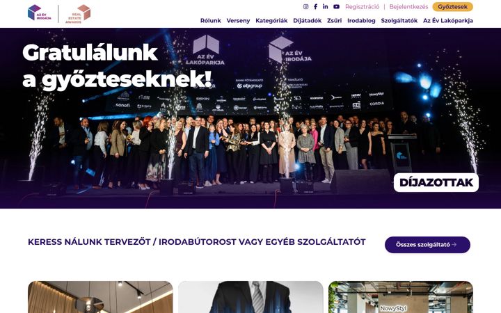 Screenshot of azevirodaja.hu