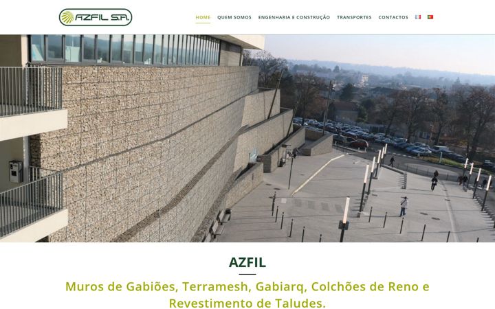 Screenshot of azfil.pt