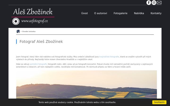 Screenshot ta' azfotograf.cz