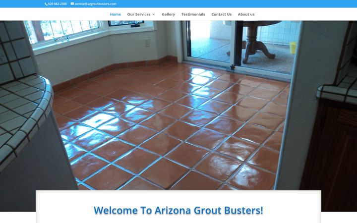 Screenshot of azgroutbusters.com