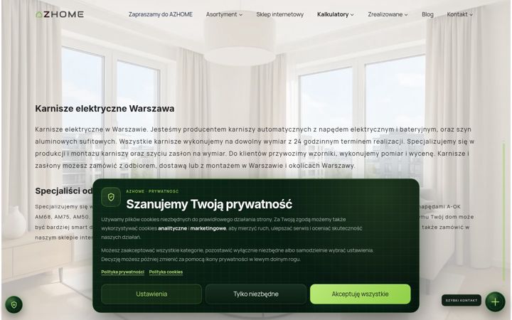 Screenshot of azhome.pl