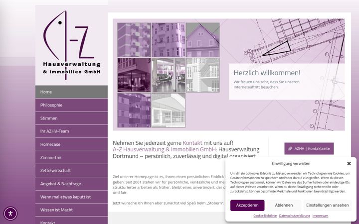 Screenshot di azhv.de