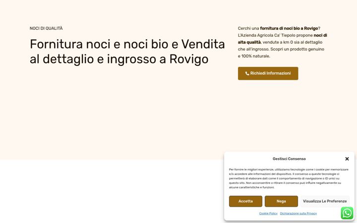 Skjermbilde av aziendaagricolacatiepolo.eu