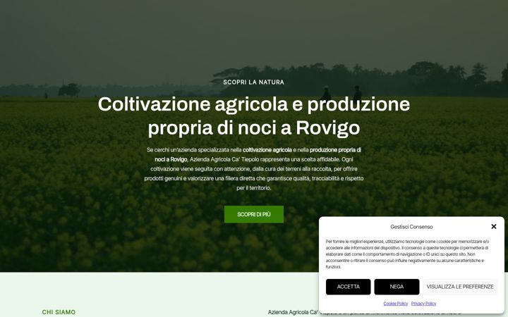 Screenshot of aziendaagricolacatiepolo.it