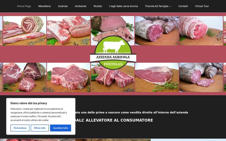 Screenshot of aziendaagricolafontolan.it