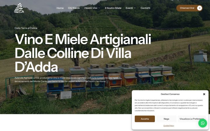 Screenshot of aziendaagricolalaca.com