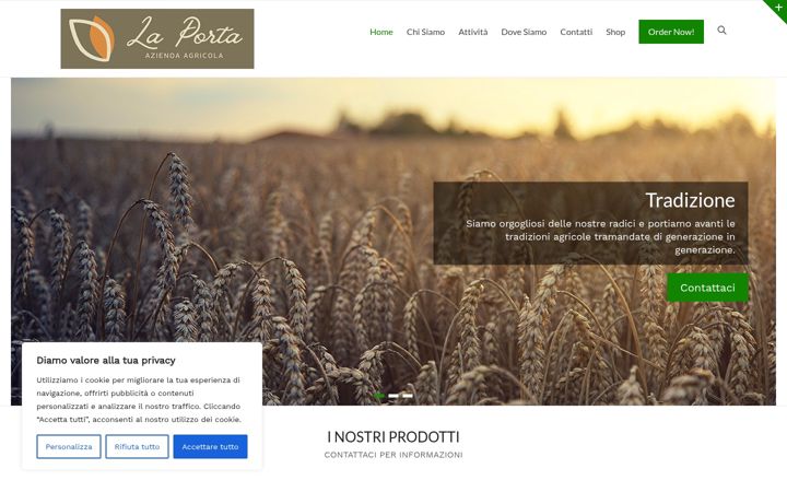 Screenshot of aziendaagricolalaportamarta.it