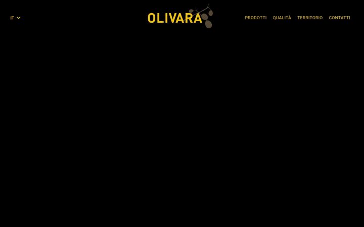 Screenshot of aziendaagricolaolivara.it
