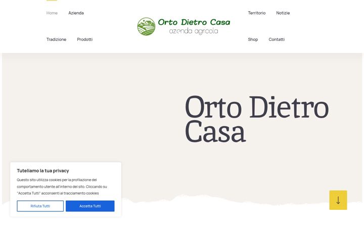 Screenshot of aziendaagricolaortodietrocasa.com