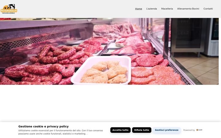 Screenshot of aziendaagricolarosagiulia.it