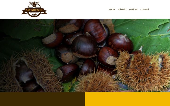 Screenshot of aziendaagricolasavinofazio.it