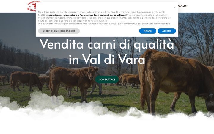 Screenshot of aziendaagricolascappazzoni.it