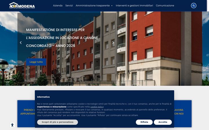 Screenshot of aziendacasamo.it