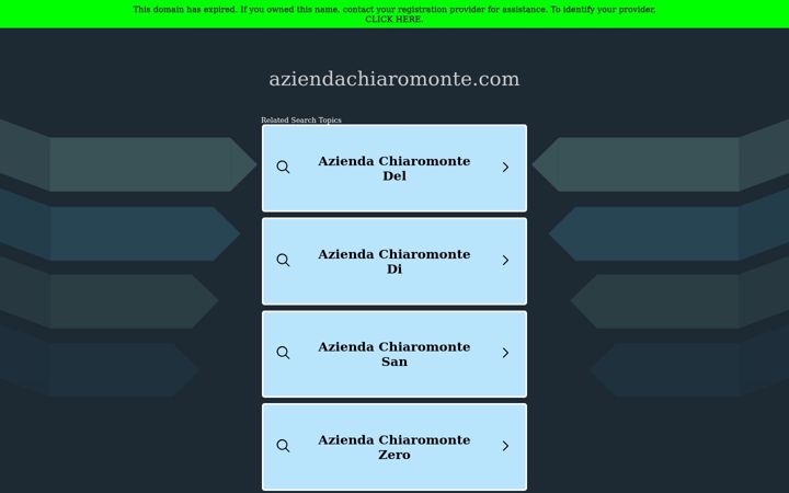 Screenshot of aziendachiaromonte.com