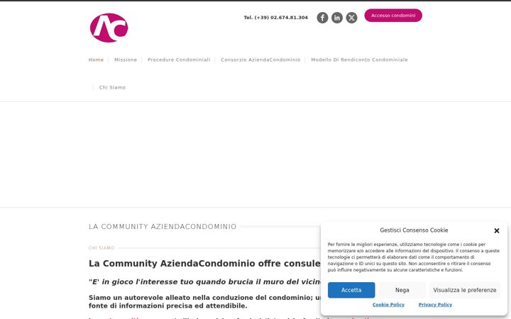 Screenshot of aziendacondominio.it