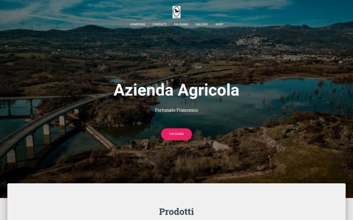Screenshot of aziendagricolafortunato.it