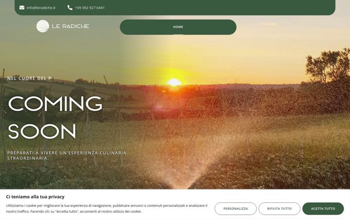 Screenshot of aziendagricolaleradiche.it