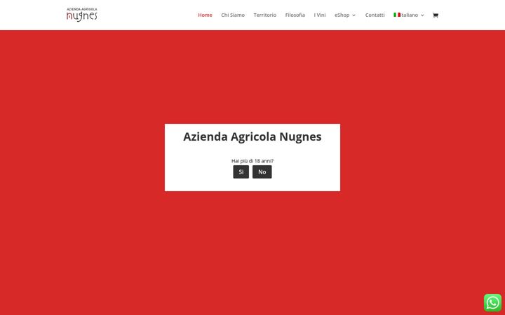 Screenshot of aziendagricolanugnes.it