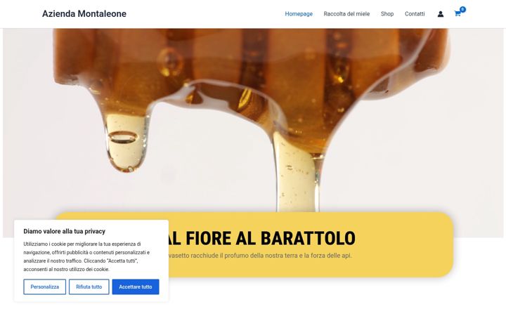 Screenshot of aziendamontaleone.it