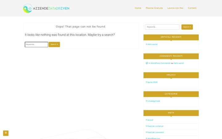 Screenshot of aziendedatadriven.it