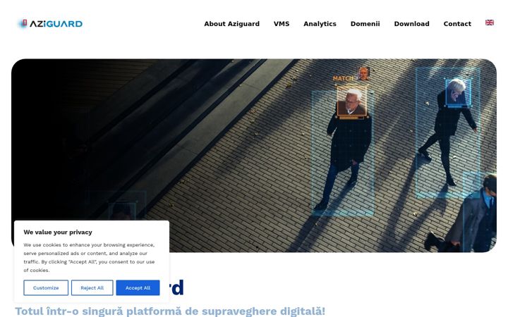 Screenshot of aziguard.ro