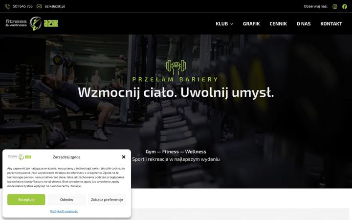 Screenshot of azik.pl