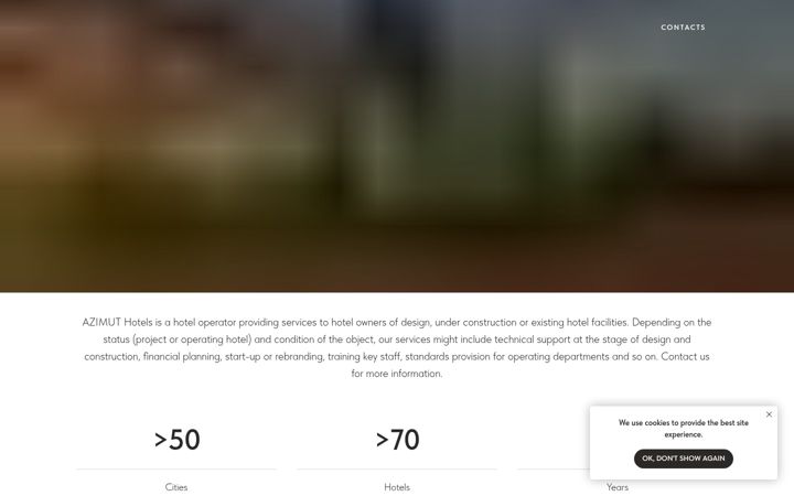 Screenshot of azimuthotels.de