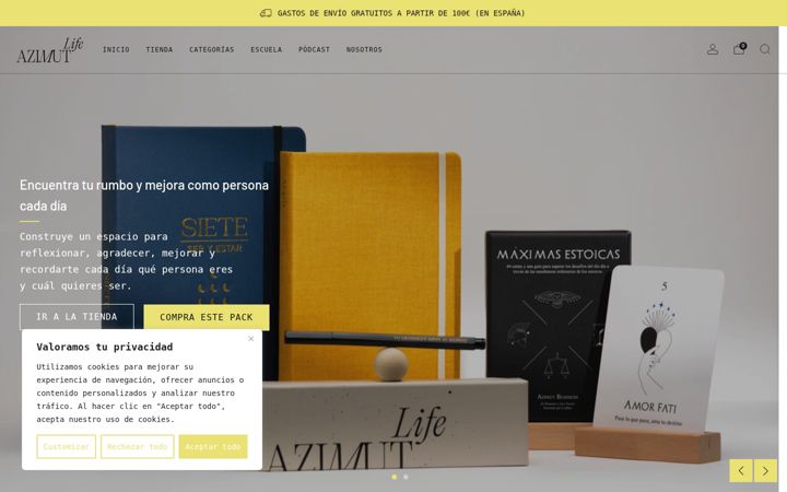Screenshot of azimutlife.co
