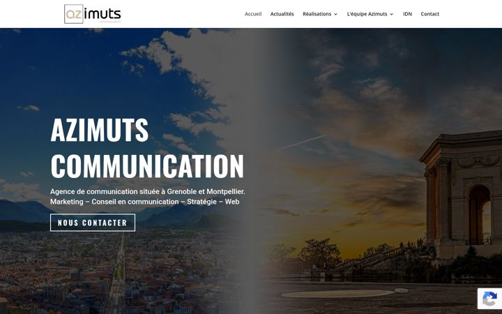 Screenshot of azimutscommunication.fr