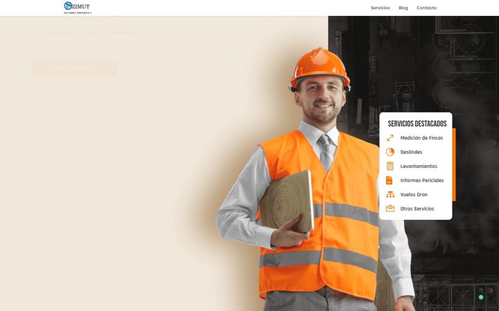 Screenshot of azimuttopografia.es