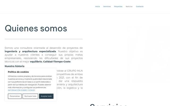 Screenshot of azingenieria.es