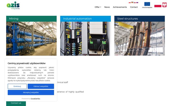 Screenshot of azis.pl