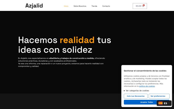 Screenshot of azjalid.com