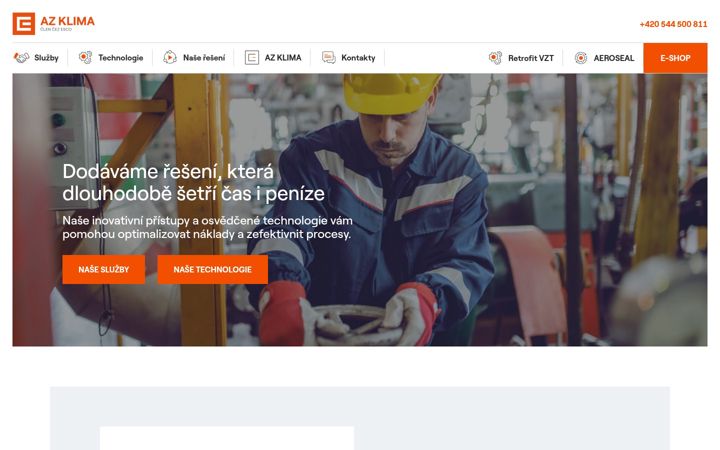 Screenshot of azklima.com