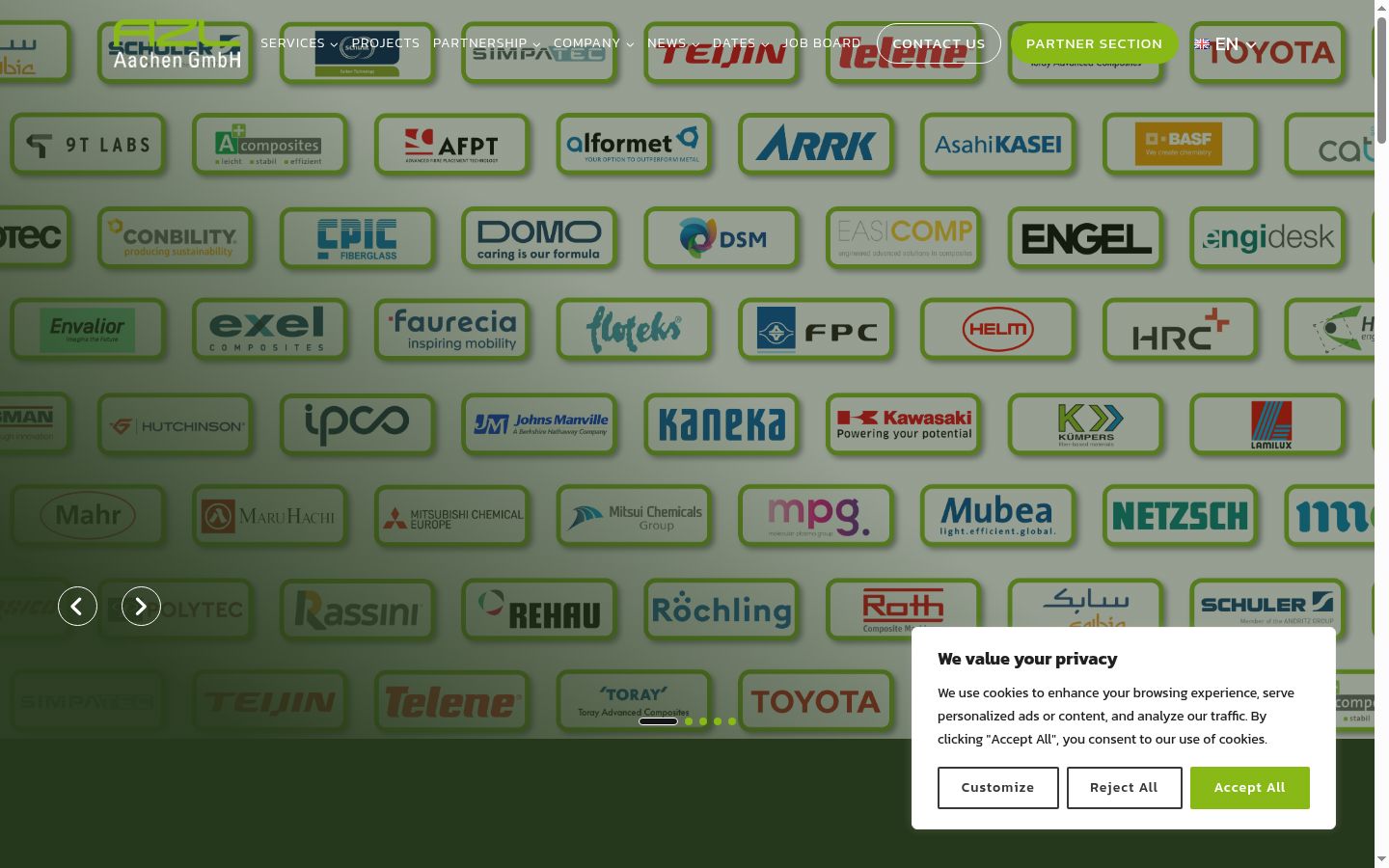 Screenshot des Einwilligungsbanners vor jeglicher Interaktion