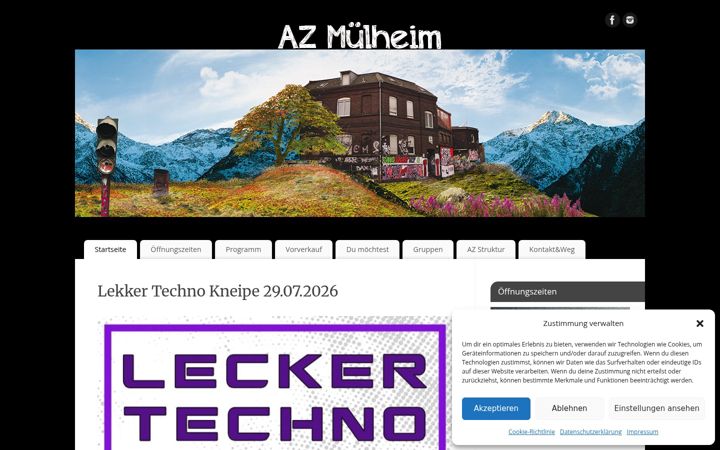 Screenshot of azm.in-berlin.de