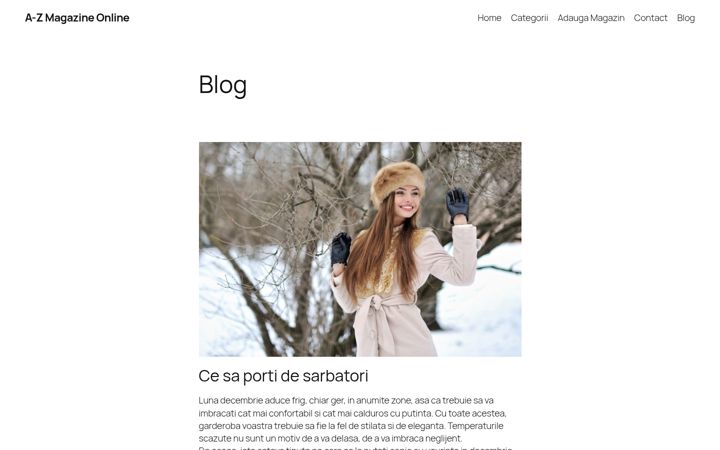 Screenshot of azmagonline.com