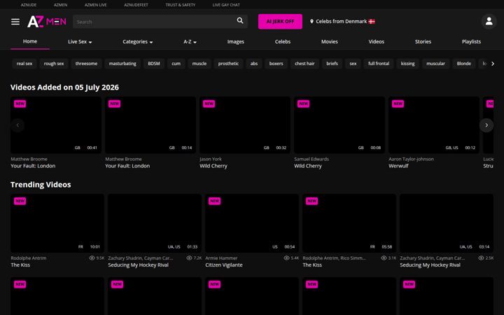 Screenshot of azmen.com