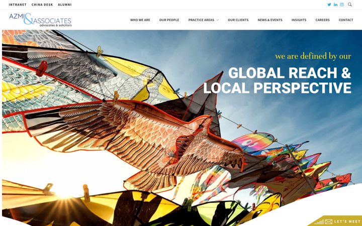 Screenshot of azmilaw.com