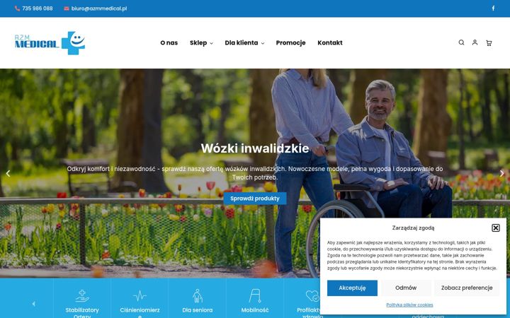 Screenshot of azmmedical.pl