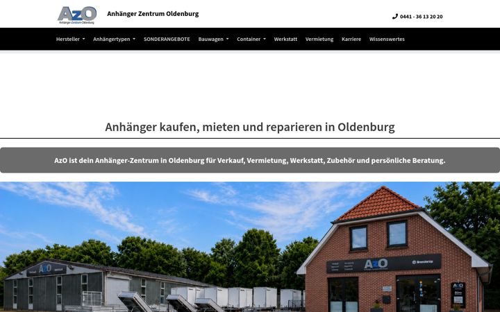 Screenshot of azo-anhaenger.de