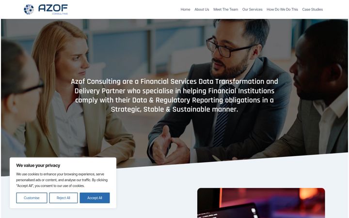 Screenshot of azofconsulting.com